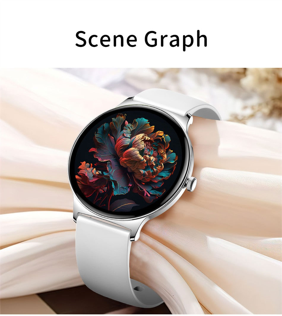 For Huawei New Ultra Slim AMOLED Smart Watch Women Screen Always Display Time Heart Rate BT Calling High-end Fashion Smartwatch