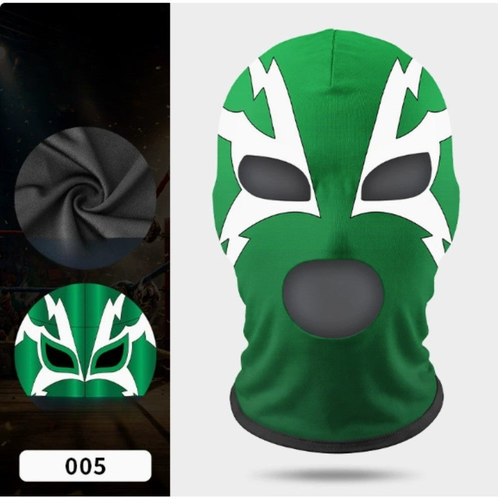 Boxing Mask Wrestling Mask Elastic Milk Silk Mask Lycra Fabric Print Halloween Party Dress Up Costume Party Mask