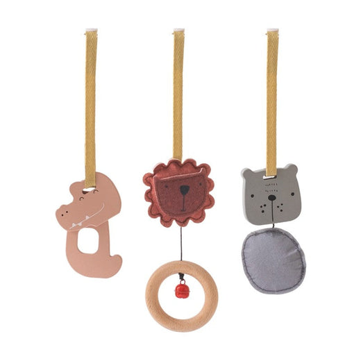 Newborn Gym Pendant Toys Wooden Mobile Crib Hanging Rattle Teether Baby Sensory Toys For Stroller Gym Activity Product Gifts