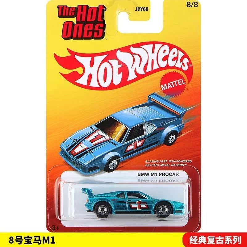 2026 Mattel New Hot Wheels Retro Super Hot Porsche 917 Volkswagen T1 Datsun Ford Gt Alloy Car Model Die-Cast Toy Car Birthday Holiday Gift Jby68
