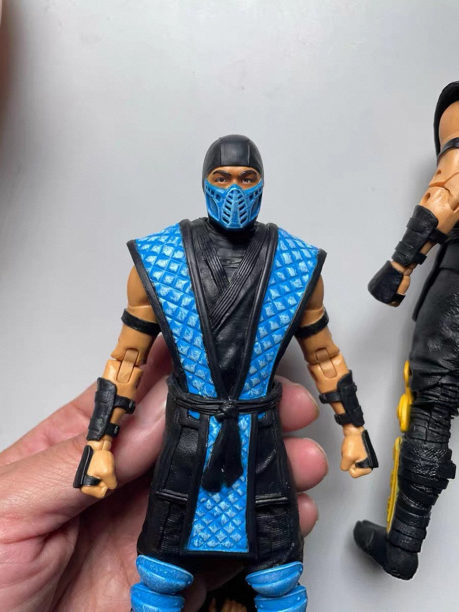 Game Mortal Kombat Spawn Sub Zero Scorpion Kitana Liu Kang 7" Articulated Action Figure Toys 17cm Game Figurines Collectible Toy