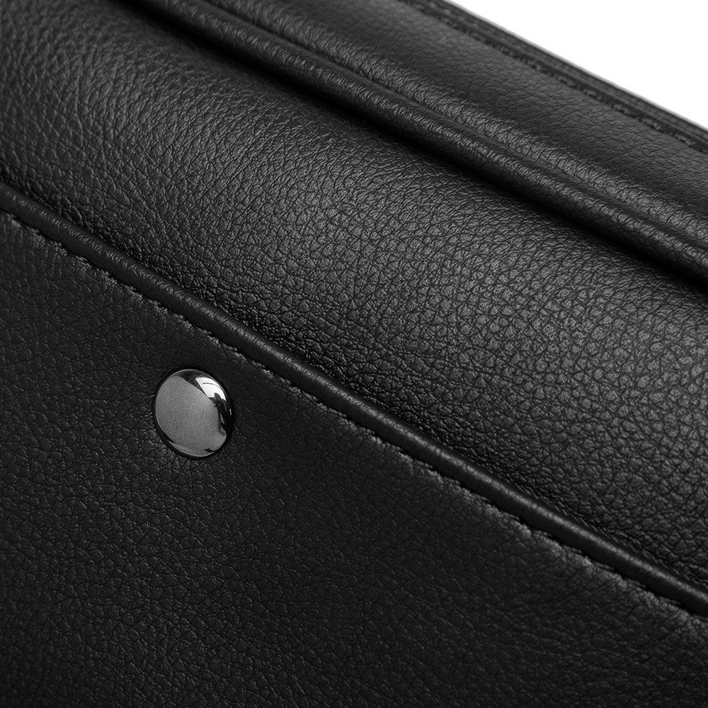 Fashion Luxury Men's Crossbody Bag Business PU Leather Shoulder Bags Men Solid Flap Messenger Bag Men Zipper Ipad Bag 2025 New