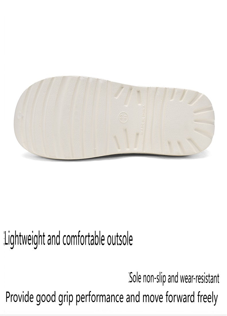 EVA new slip-on chef shoes men and women general casual big head shoes lightweight thick soles all wear rain shoes