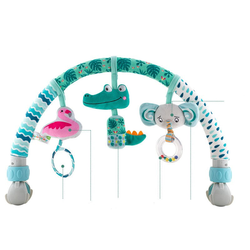 Baby Toy Toddler Cribs Cradles Hanging Bell Baby Stuff Newborn Stroller Stroller Play Arch Bed Toys for Babies 0 12 Months