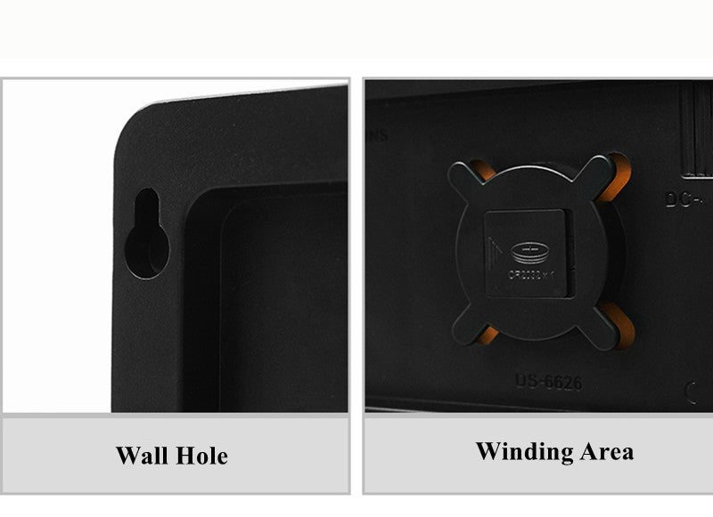 Large Digital Wall Clock Temp Date Week Display Remote Control Power Off Memory Table Clock Wall-mounted Dual Alarms LED Clocks