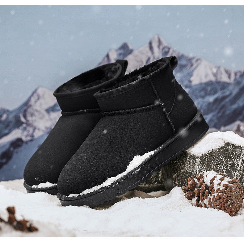 Mens Shoes Classic Top Quality Suede Leather Ankle Boots 2025 Winter Snow Boots for Men New Fashion Australia Boots 36-45
