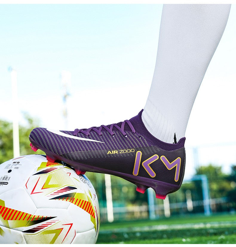 New Men Women Football Field Boots Studded Comfortable Unisex Soccer Shoes Cleats Ultralight Professional Sneakers Comfortable
