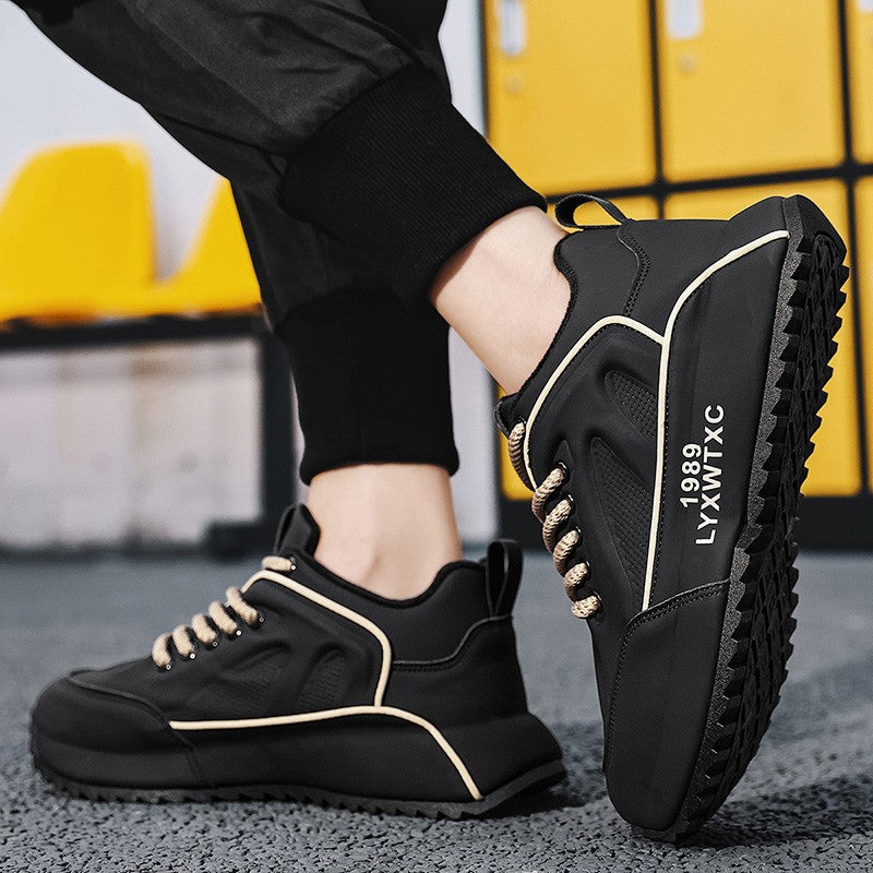 High Quality Sneaker Men Comfortable Lightweight Anti Slip Abrasion Resistant Soft Thick Sole Outdoor Casual Sport Shoes