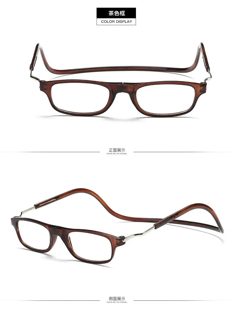 New Ultralight Reading Glasses Menr Reading Glasses Hanging Stretch Women Anti-fatigue Presbyopia Unise Glasses Diopter +1.0+4.0