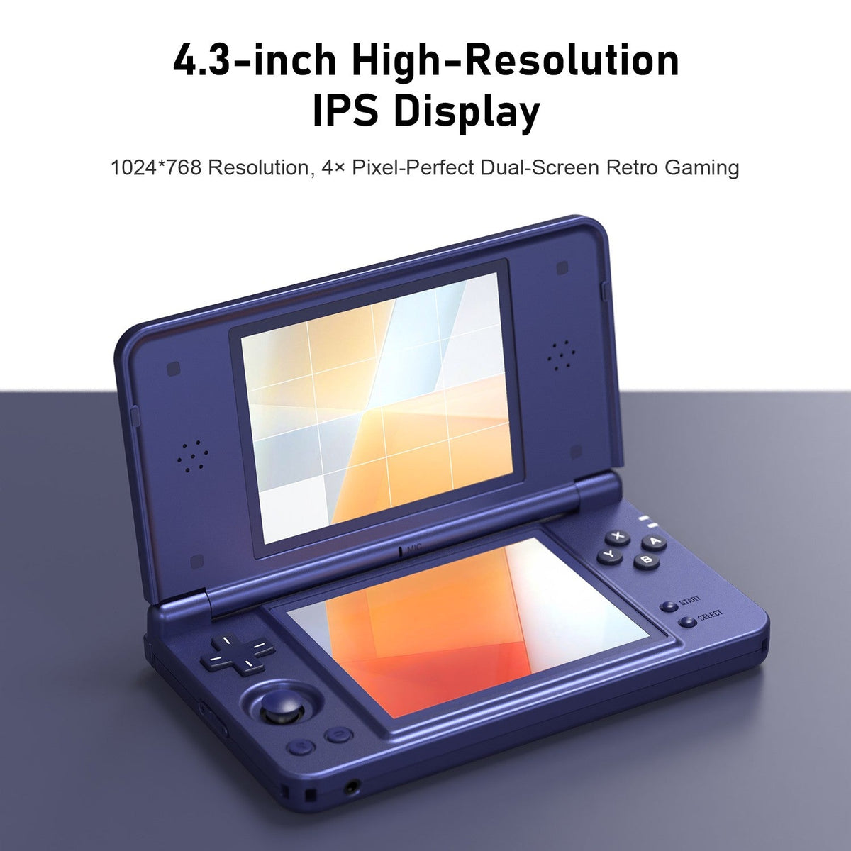 Anbernic RG DS Plus Retro Handheld Game Console Linux 4.3" IPS 1024*768 Dual-Screen 4000mAh Game Player Bluetooth WiFi Streaming