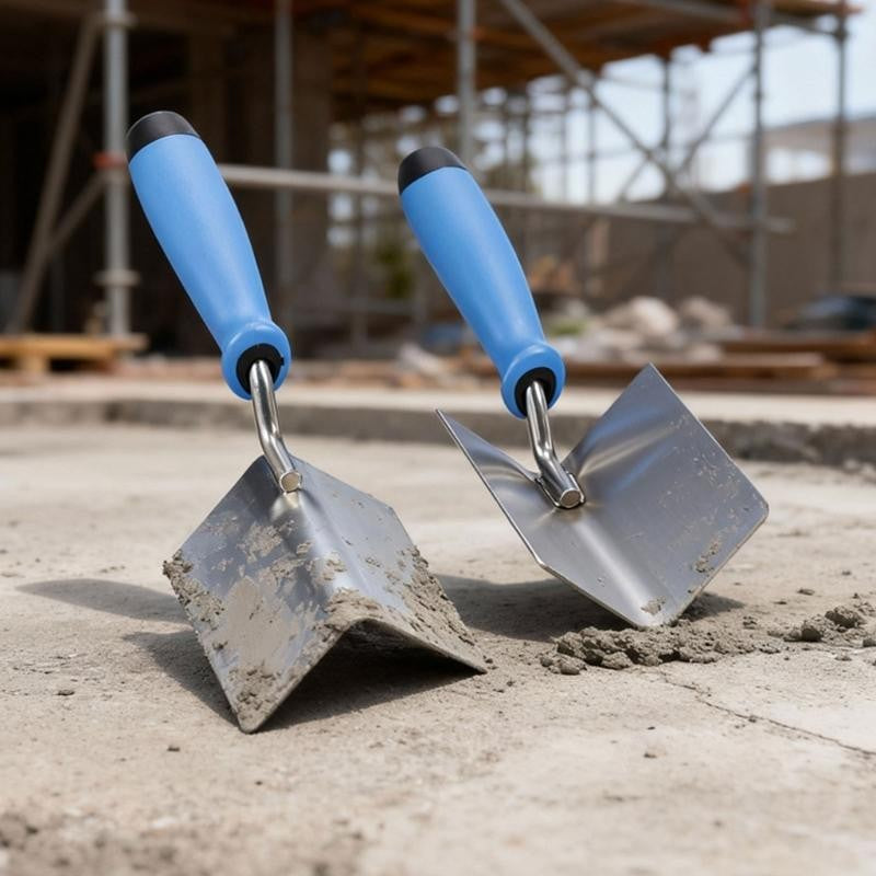 R9UF Outer Internal Corner Trowel Diatom Mud Construction Auxiliary Tool Stainless Steel Plastering Finishing Tool