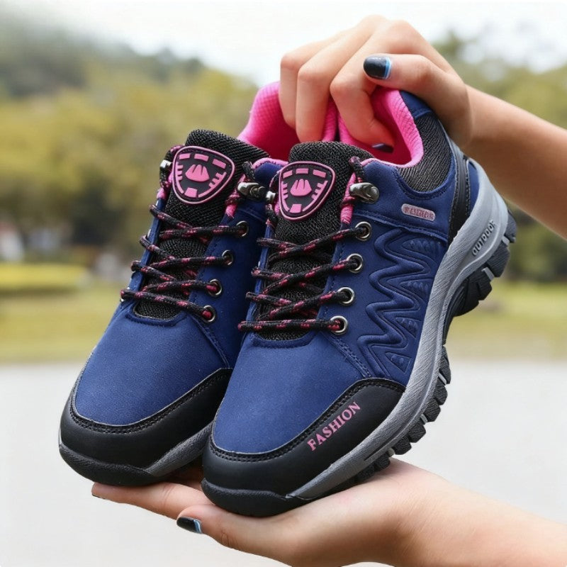 Women's Outdoor Sneakers Fashionable Non Slip Durable Hiking Shoes High-quality Design Platform Low Cut Casual Women's Shoe 2025