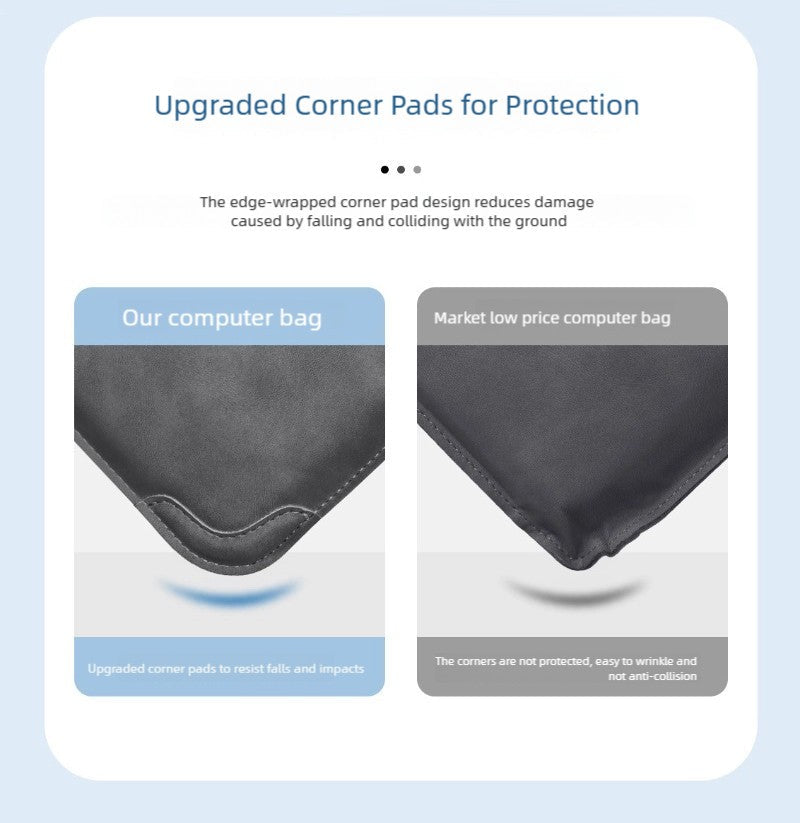 Laptop Sleeve Case 13 14 15 15.6 16Inch For Huawei HP DELL Bag For Macbook Air Pro 13 13.6 M4 Notebook Case with stand Men Women