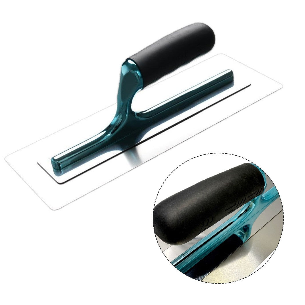 1Pcs Stainless Steel Large Trowel Bricklaying Trowel Cement Scraper Mud Board Construction Plastering Tool With Plastic Handle