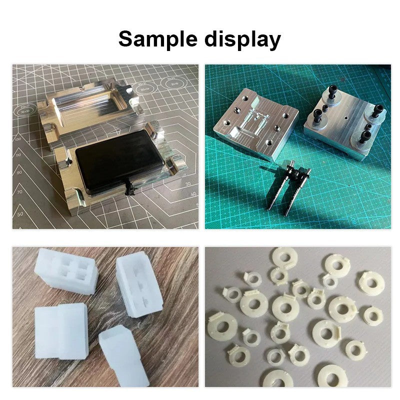 220V/110V 20g Mini Vertical Injection Molding Machine 350? For Toy USB Plug ABS PVC Polymer Plastic Injection Molding