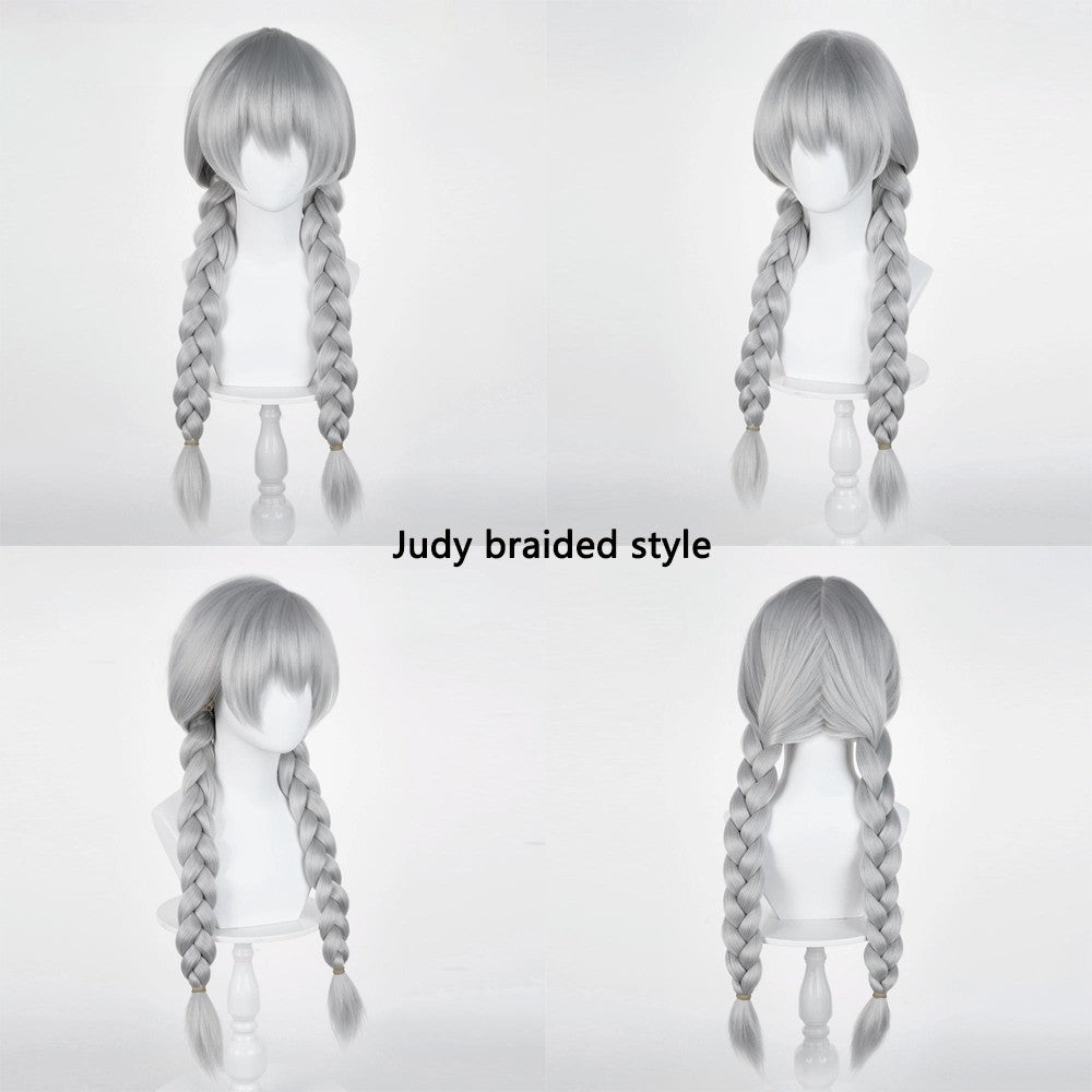 Zootopia 2: Judy And Nick Cosplay Synthetic Hair For Both Men And Women, Suitable For Daily Party Anime Role-Playing Wigs