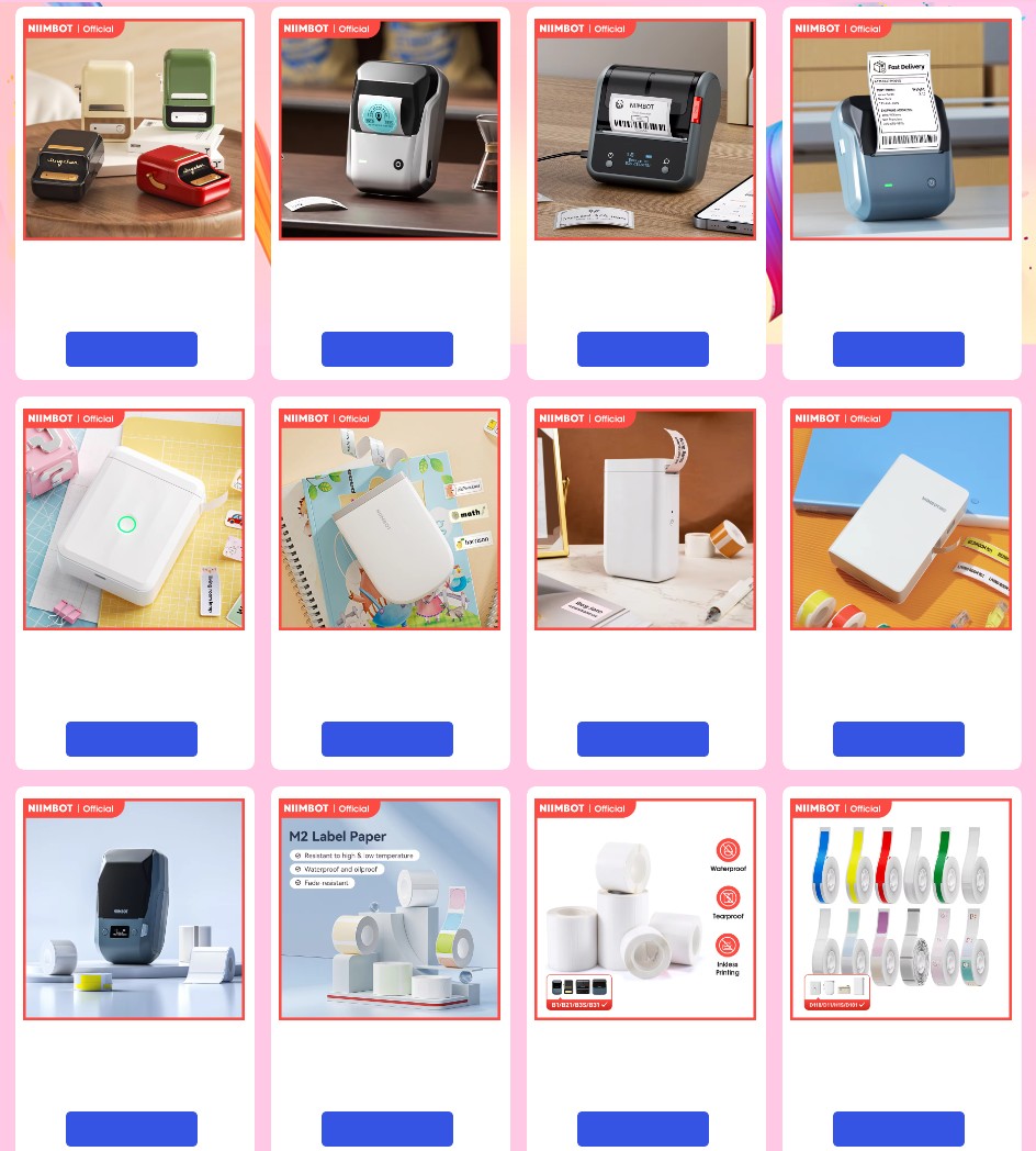 NIIMBOT D11 New Version Label Printer Mini Portable 300DPI Bluetooth Wireless Label Maker Name Tag Kitchen Sticker PrintingMaker