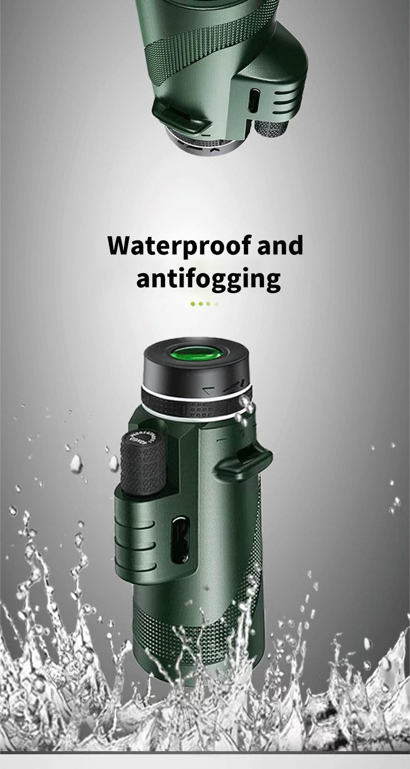 80x100 Portable Zoom HD 5000M Telescope Folding Long Distance Mini Powerful Telescope for Hunting Sports Outdoor Camping Travel