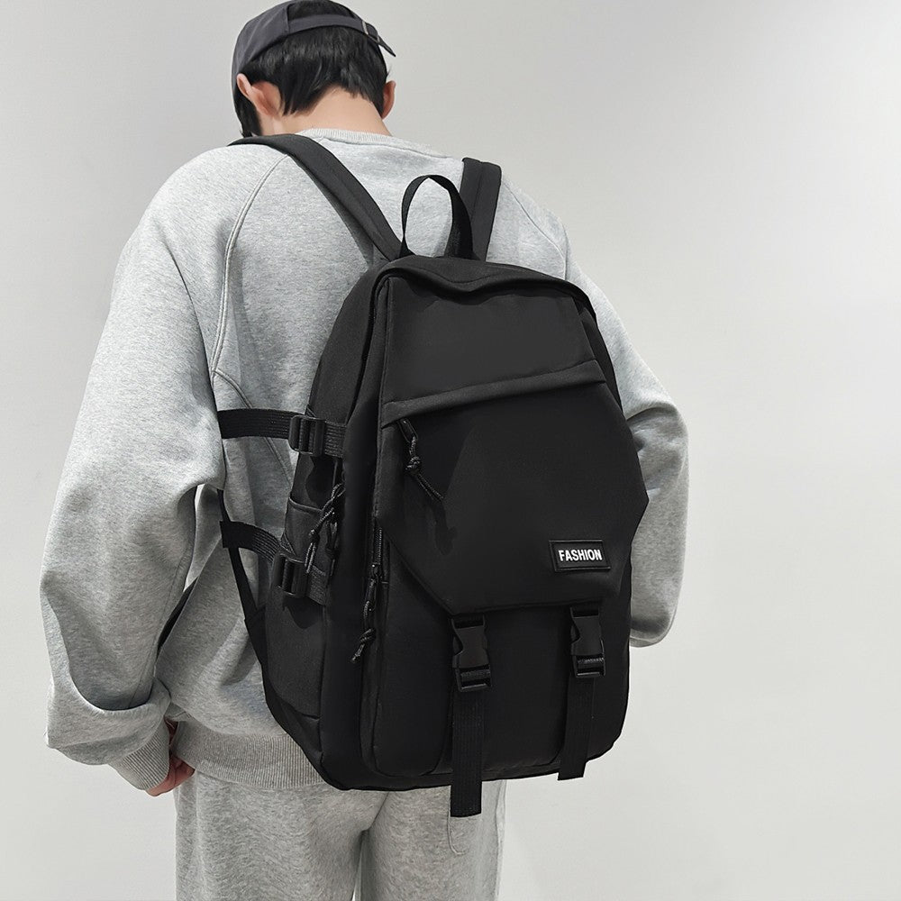 High School Student Backpack, Male Campus Backpack, Female College Student Simple Large Capacity Travel Backpack