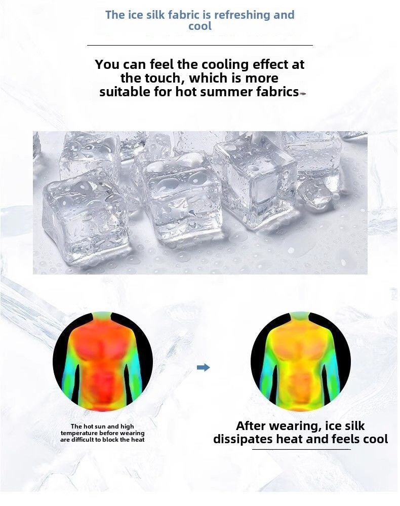 5pcs Men's Lightweight Summer Ice Silk Athletic Set Quick-Dry Running Clothes Outdoor Kit Cycling Fitness Men's Sportswear Set