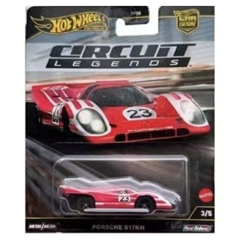 Genuine Hot Wheels Car Culture Series Ferrari Porsche Mustang Subaru 2025 K Case (Mix 5) Circuit Legends Premium 1:64 Car Gift