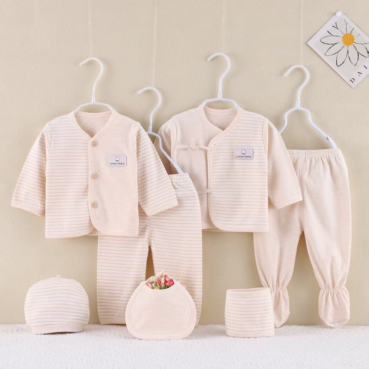 18 Piece/lot Newborn Baby Girl Clothes Set 100% Cotton Infant Baby Girl Set Soft Autumn Boys Clothing Baby Gift Without Box
