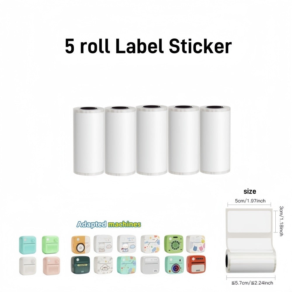 DOLEWA B3 Portable Mini Printers Wireless Bluetooth Inkless Sticker Maker Printer Tag Price Machine for Office School Kitchen