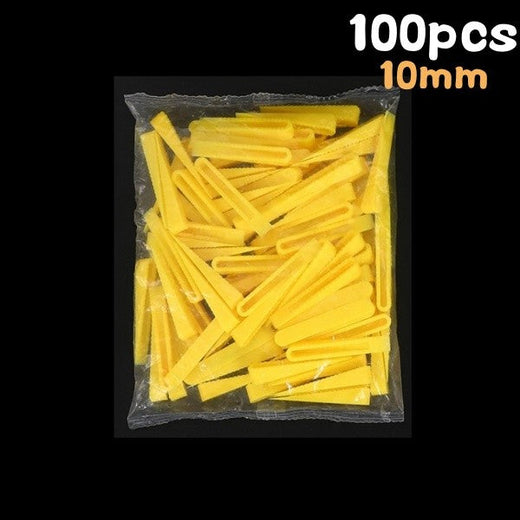 100pcs Reusable 5/6/10mm Plastic Tile Wedge Spacer Leveling Clips Floor Locator Ceramic Tiling Laying Adjustment Construction To