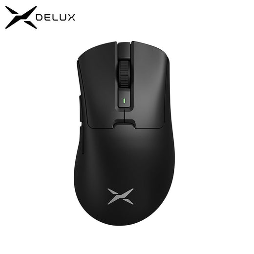 Delux M900PRO Wireless Gaming Mouse Ergonomic 8K Polling Rate PAW3395 63g Magnetic RGB Charging Dock for Right Big Hand PC Gamer