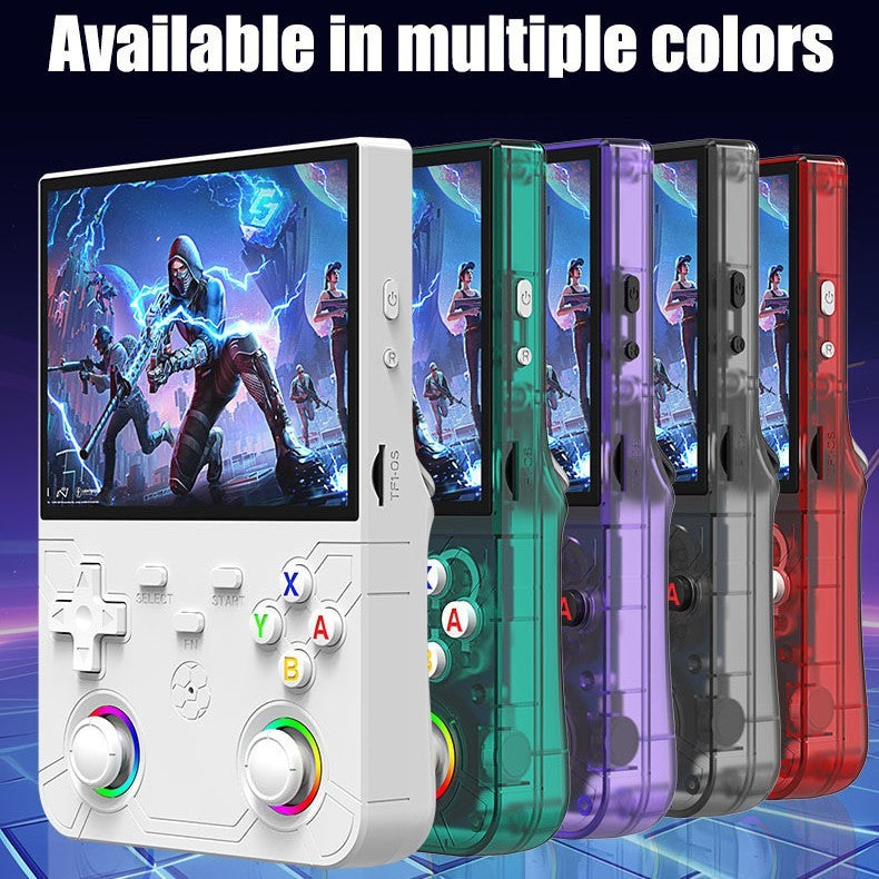 R36 Ultra X Retro Handheld Game Player Open Source Linux System 4.5" Screen Hall Effect Emulator Wireless Gamepad Game Console