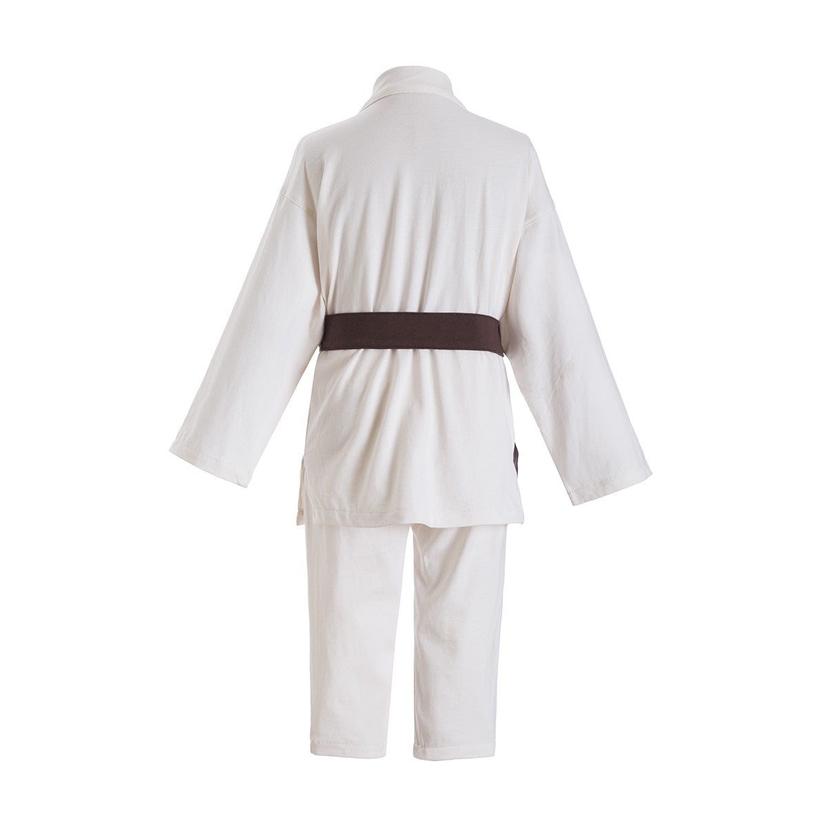 Luke Skywalker 2-Piece Set, Brown Jedi Costume Cloak Robe Boys Child Jedi Cosplay Luke Skywalker Party Outfit rey princess leia