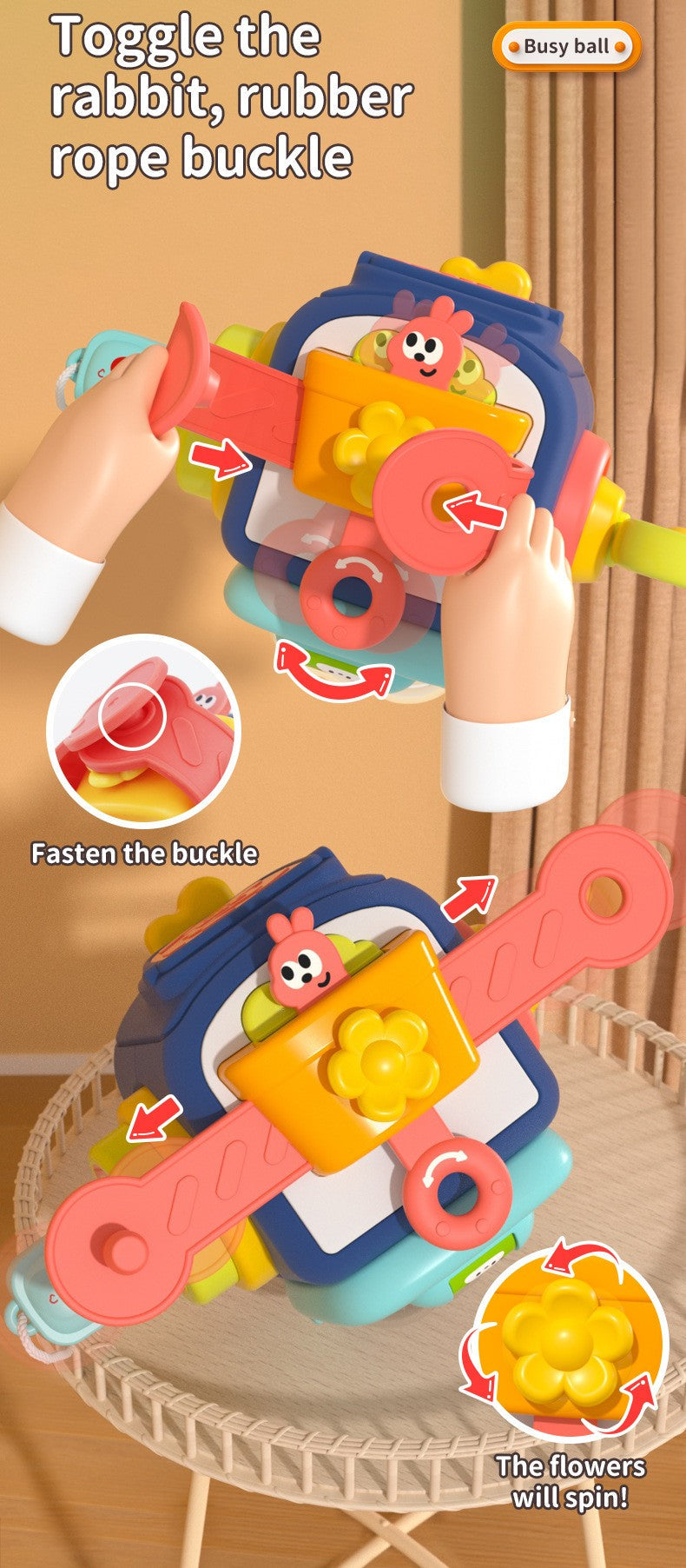 Montessori Children Early Education Toys Baby Hand Fine Motor Skills Toys Puzzle Quiet Hand And Eye Coordinate Learning Toys