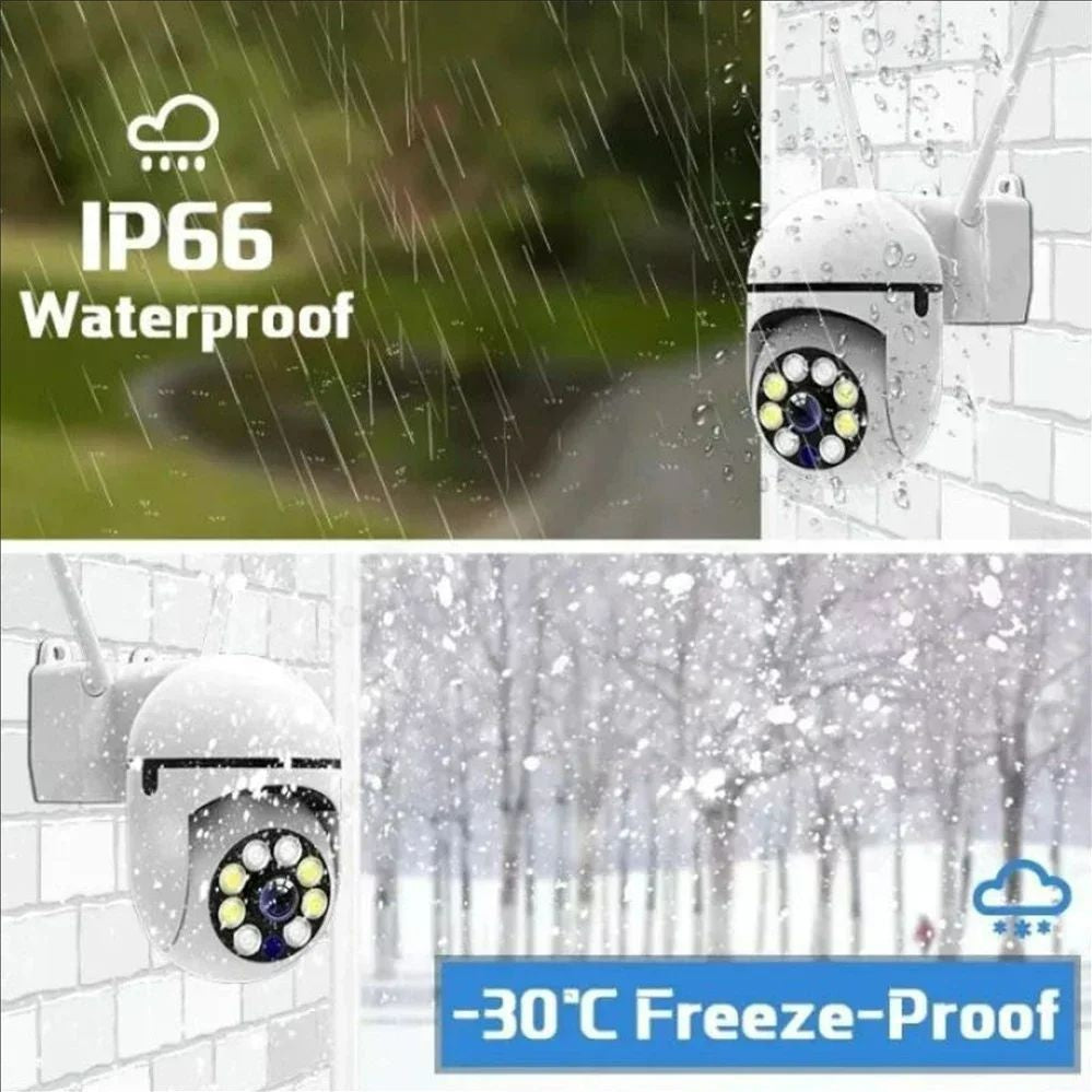 3MP Wifi IP Outdoor Wireless Security Surveillance PTZ Camera 4X Zoom Cameras AI Human Tracking Two-way Audio HD Night Color Cam