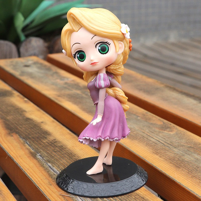 Disney Princess Ariel Rapunzel Cinderella Mermaid Anna Elsa Belle Sofia Snow White Mulan The Little Mermaid Figure Toys Kid Gift
