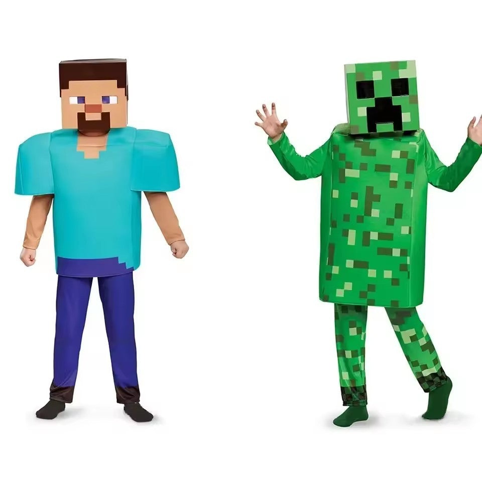 Game My World Role Play Holiday Party Pixel Costume Toy Mc Boys Girls Set Diamond Christmas Gift Stage Costume