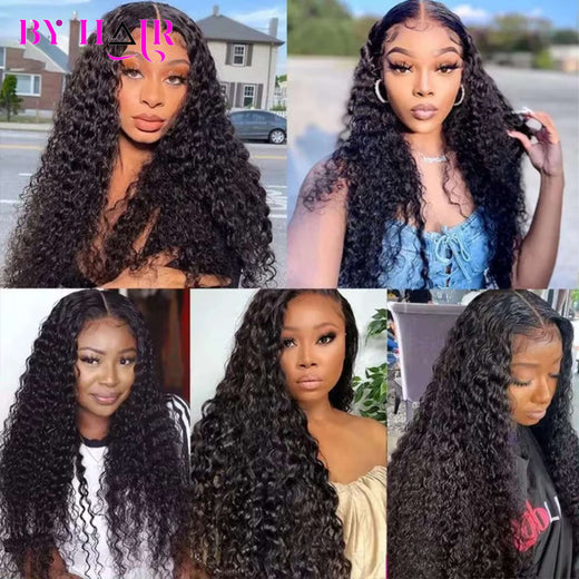 12A Water Wave Human Hair Bundles Curly Hair Bundles Brazilian Wet and Wavy Natural Black Remy Hair 100% Human Hair Extensions