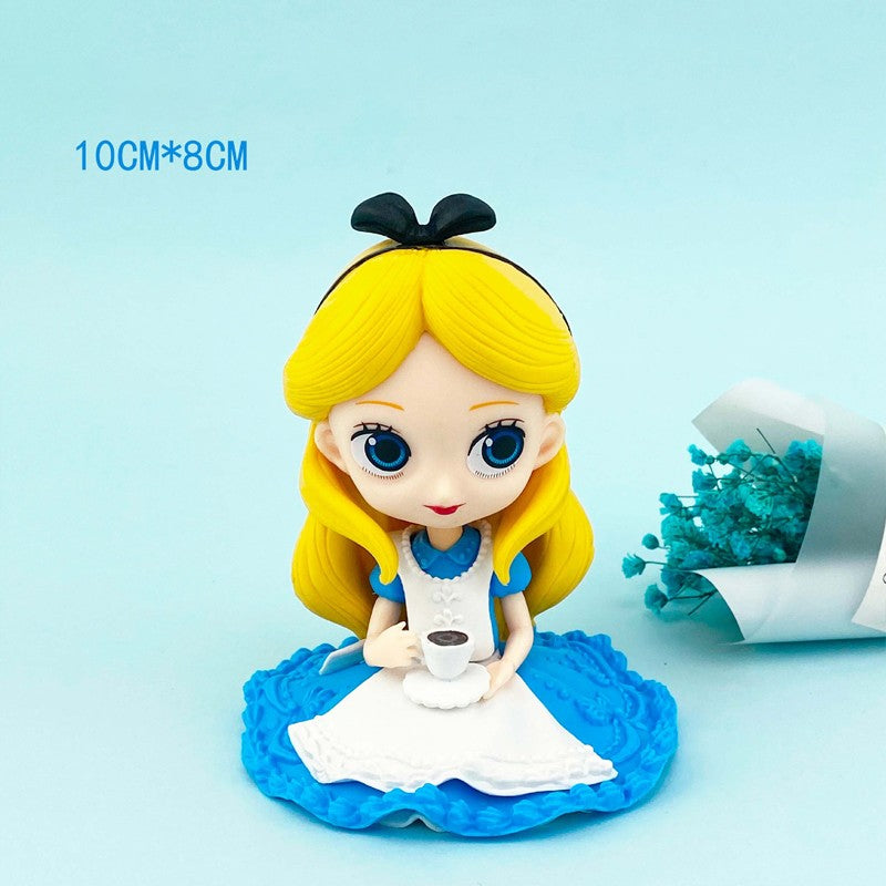 Disney Princess Ariel Rapunzel Cinderella Mermaid Anna Elsa Belle Sofia Snow White Mulan The Little Mermaid Figure Toys Kid Gift