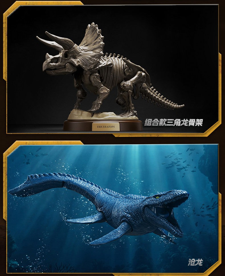 BLOKEES Jurassic World Natural Collection2 Jurassic Park Dinosaurs TERRAVENTURE Assembled Doll Action Figure Toys Doll Gifts