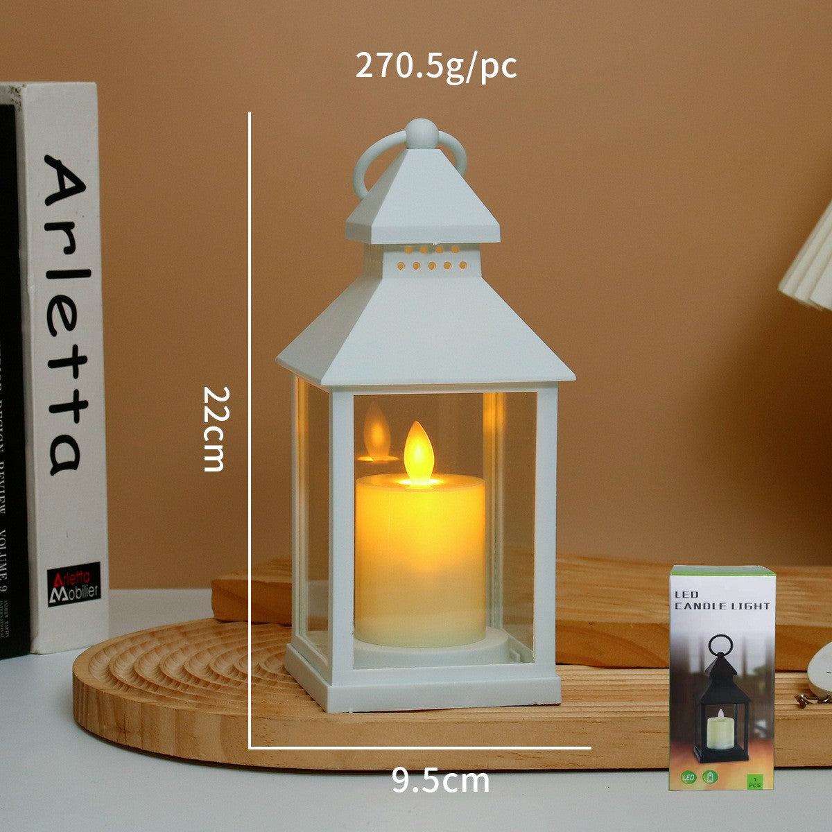 Portable LED Candle Lamps Camping Horse Tent Lanterns Outdoor Garden Desk Holiday Atmosphere Retro Night Light Decorative Lamps