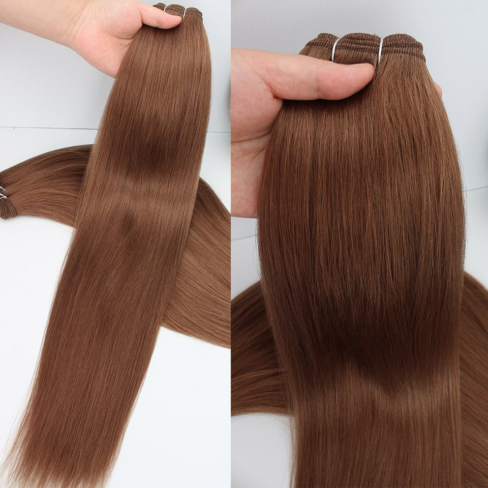 Russia Straight Hair Weave Bundles 65cm 200G Fiber Synthetic Hair Extensions Bio Protein Heat Resistant Ponytail Cosplay Hair