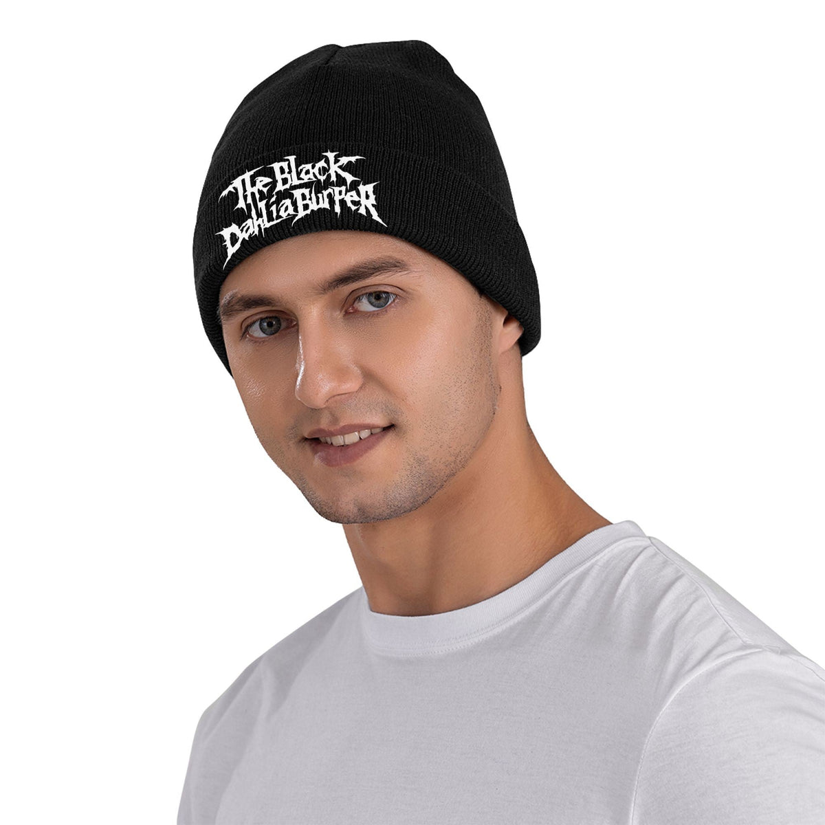 THE BLACK DAHLIA MURDER Band Beanie Hats Knitted Hat Men Women Y2K Cool Elastic Caps Autumn Gym Design Bonnet Hats