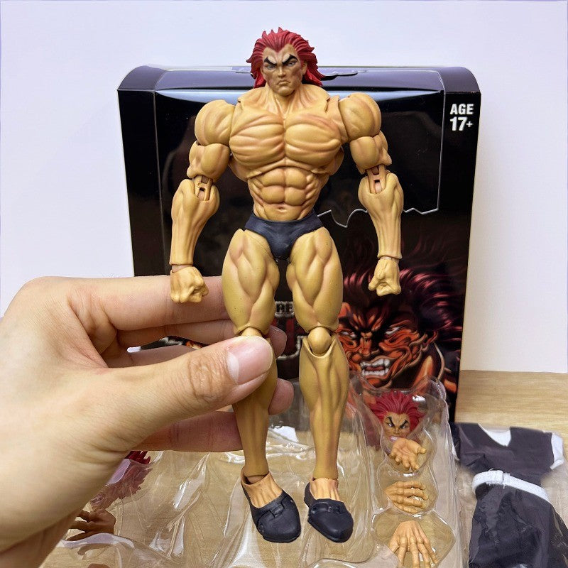 ST Baki Hanma Son Of Ogre Action Figure Hanma Yuujiro Figurine Ko Fighting PVC Collection Anime Yujiro Figures Model Toys Gifts