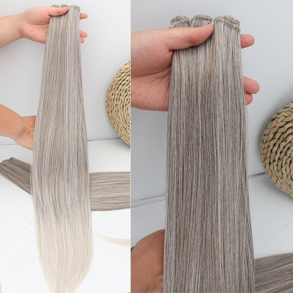 Russia Straight Hair Weave Bundles 65cm 200G Fiber Synthetic Hair Extensions Bio Protein Heat Resistant Ponytail Cosplay Hair