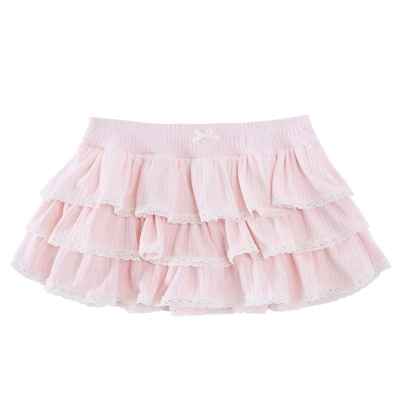 Women's Skirt Fashion Streetwear Pink Polka Dot Pattern Sports Casual Style vintage Y2K Emo Girls Sweet Harajuku Cute Slim Skirt