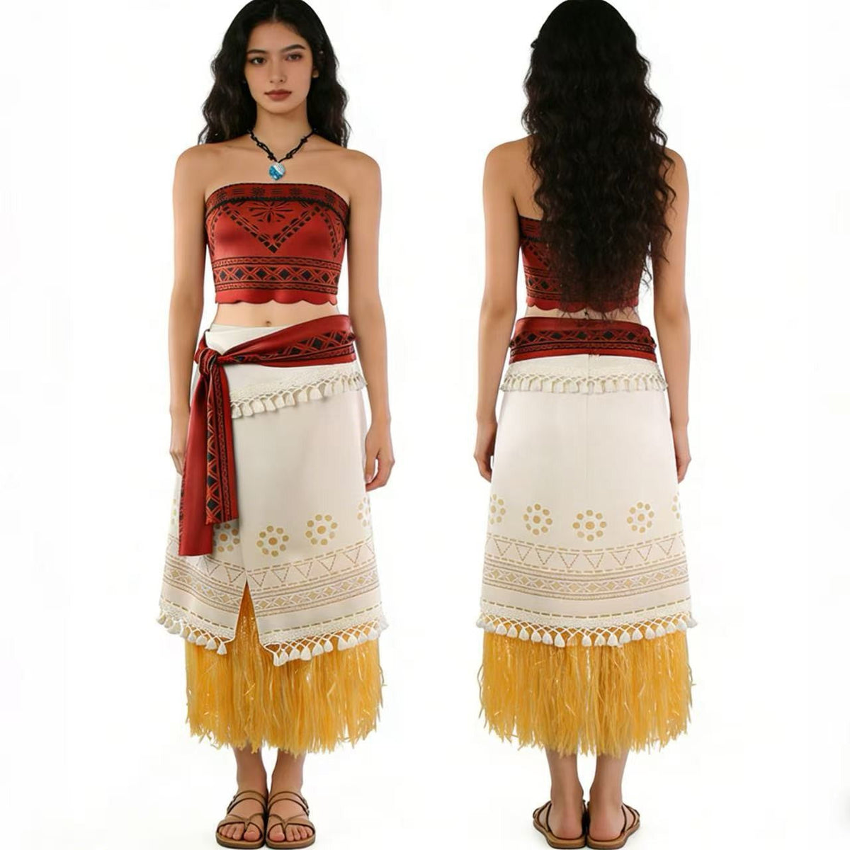 Anime Ocean Romance Voyage Live Version Moana Cosplay Dress Movie Same Cosplay Dress Halloween Carnival Stage Performance Dress