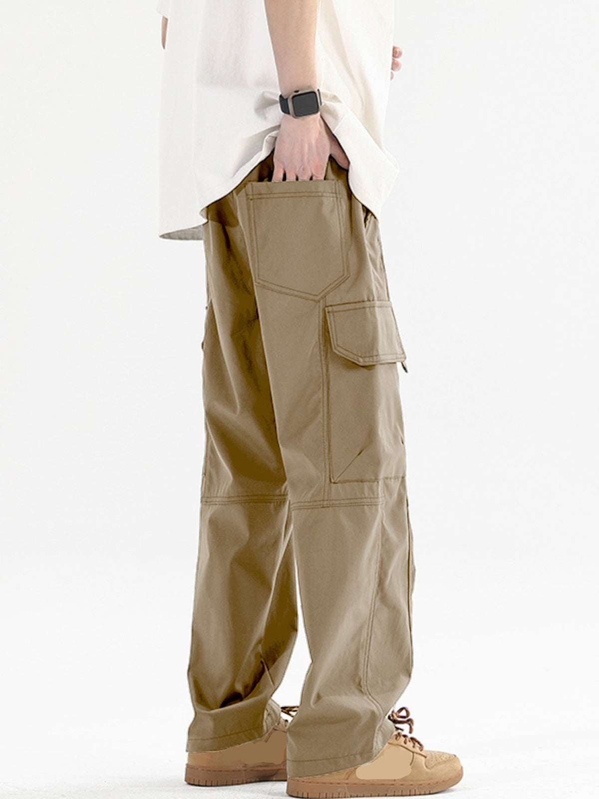 Casual Cargo Pants For Men Plus Size Quick Drying Sports Outdoor Waterproof Men's Work Pants Streetwear Male Sports Sweatpants