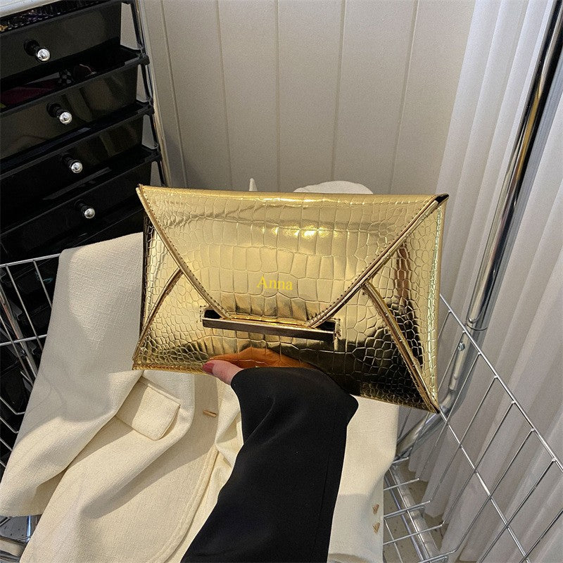 Free customisation Women clutch bag elegant evening clutches mobile phone lipstick cosmetic coilt bank card organiser