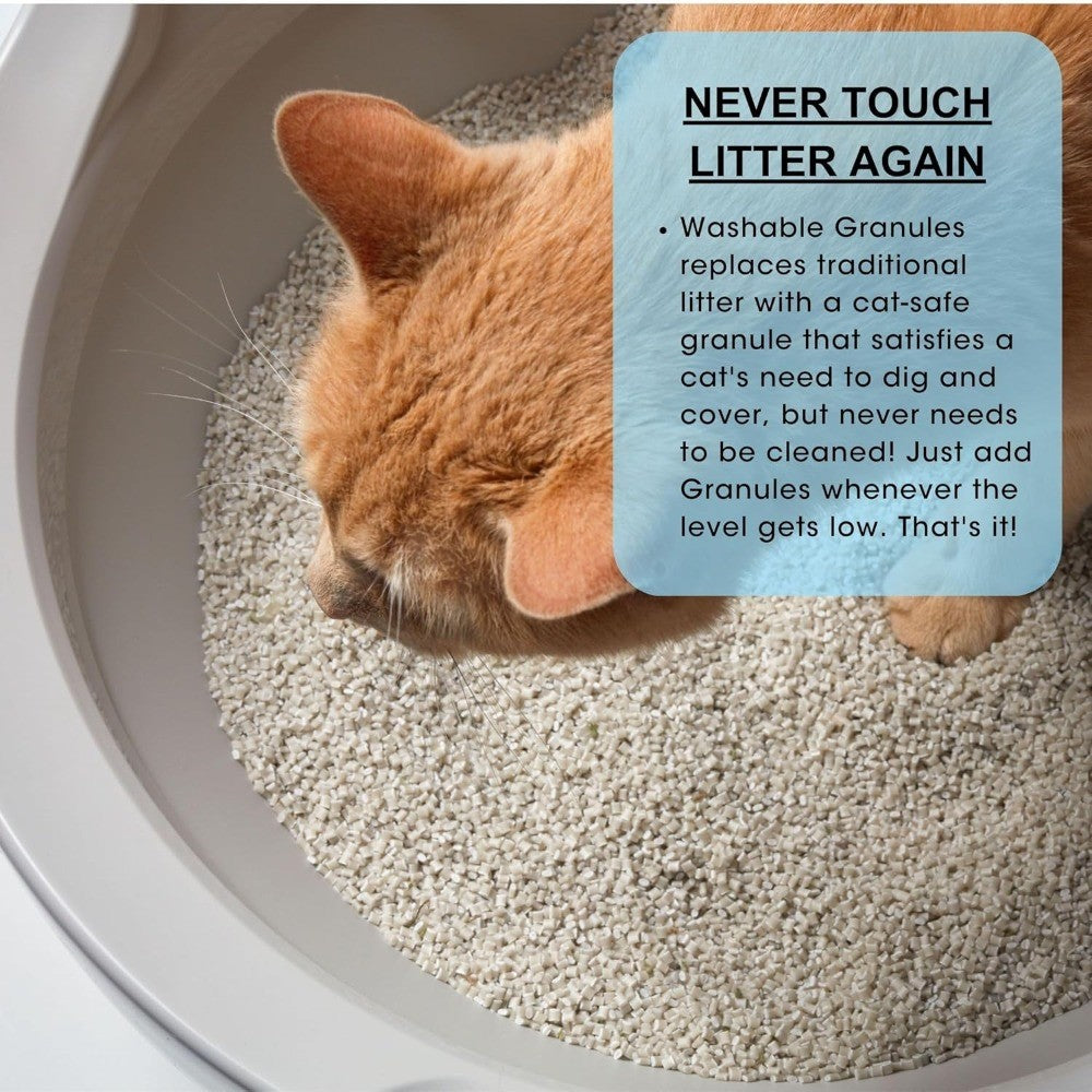 Self-Cleaning, Fully-Flushing, Automatic Cat Litter Box