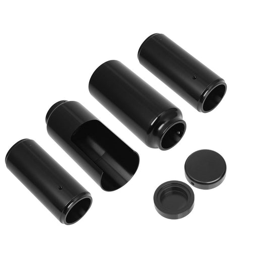 Motorcycle CNC Aluminum Black Full Fork Cover Fork Tubes Caps Set For Harley Softail Breakout FXSB 2013-2017 2016