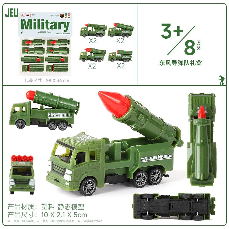 ViiKONDO Army Men Toy Military Vehicle Model Wargame Accessories Tank Radar Missile Launcher Artillery Fighter Barrack Bridge